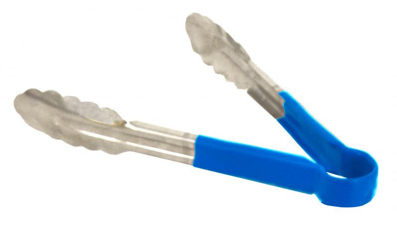 9-inch Heavy-Duty Utility Tong with Blue Plastic Handle 1 9-inch Heavy-Duty Utility Tong with Blue Plastic Handle